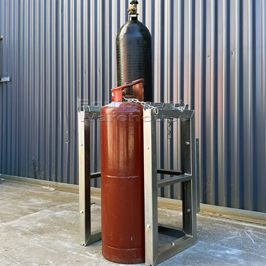 Gas Cylinder Storage Rack - 450x450 | LPG Gas Cages | Forklift ...