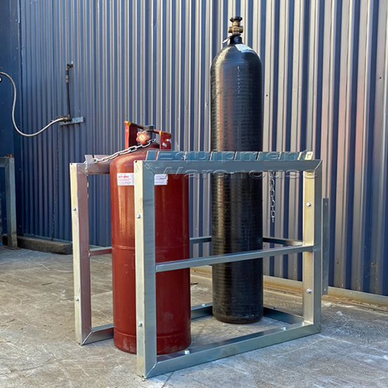 Gas Cylinder Storage Rack Add-on Module - 450x900 | LPG Gas Cages ...