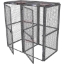 Picture of Wire Mesh Storage Cage Small with Back and Add-On (Fully Enclosed)